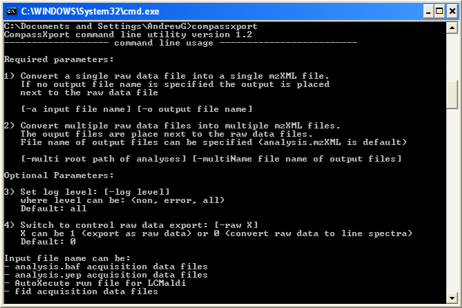 bruker compassxport tool